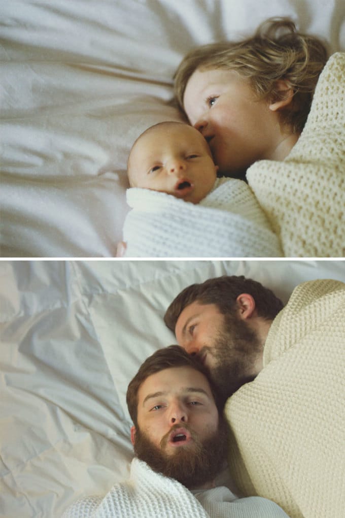 Братья и сестры повторяют фотографии из детства и это выглядит прекрасно - 17 лучших фотографий
