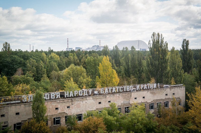 Фотографии, сделанные сталкерами, которые нелегально заночевали в Чернобыле