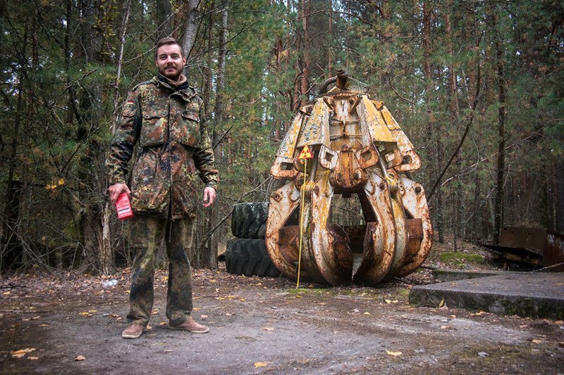 Фотографии, сделанные сталкерами, которые нелегально заночевали в Чернобыле