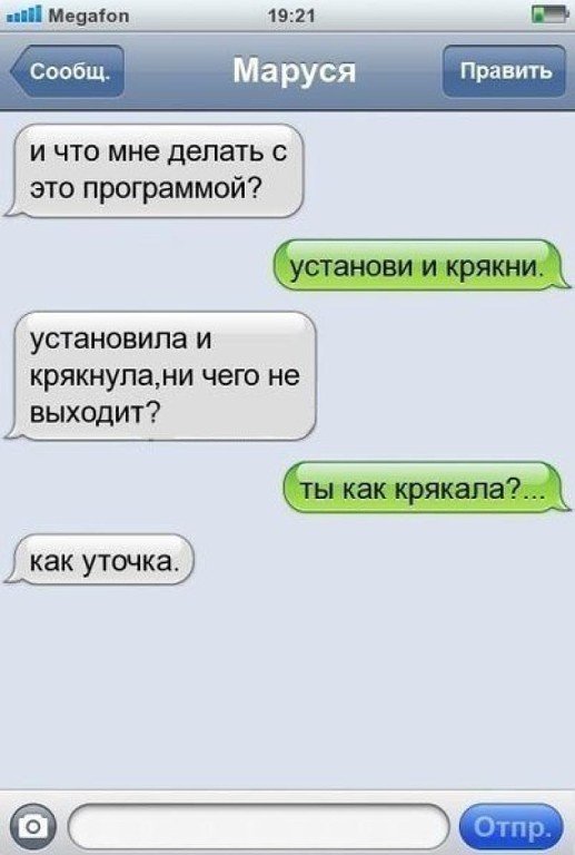 Я смеялся до слез от ответа
