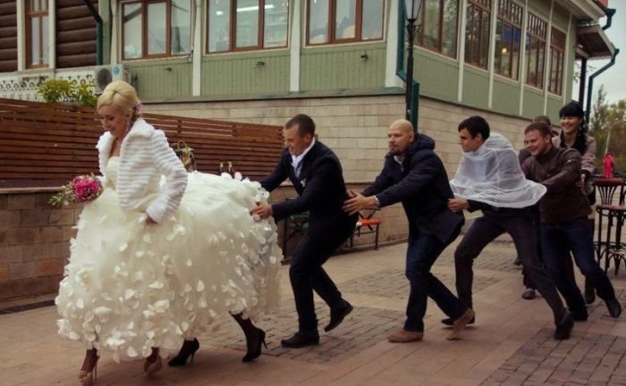 Свадебные фотографии, которых стыдятся