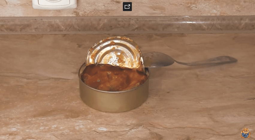 Как открыть консервы ложкой