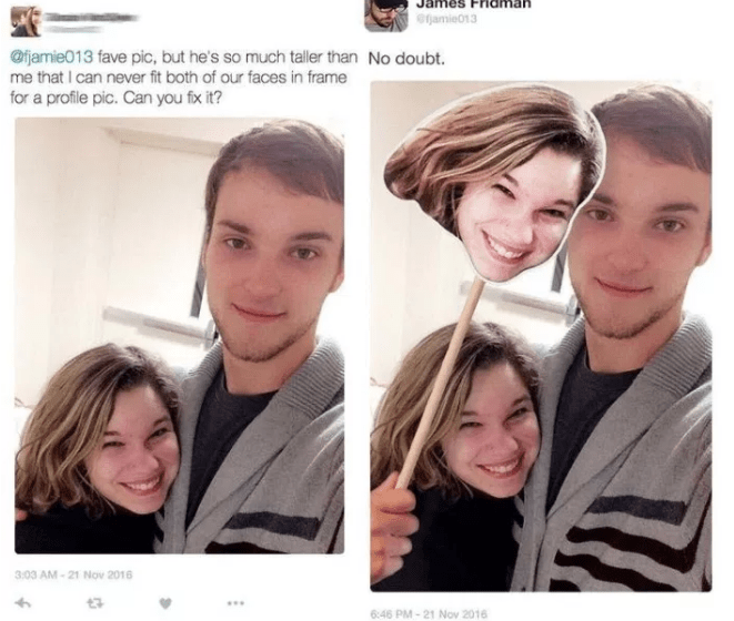 Мастер фотошопа обрабатывает фотографии и это очень смешно