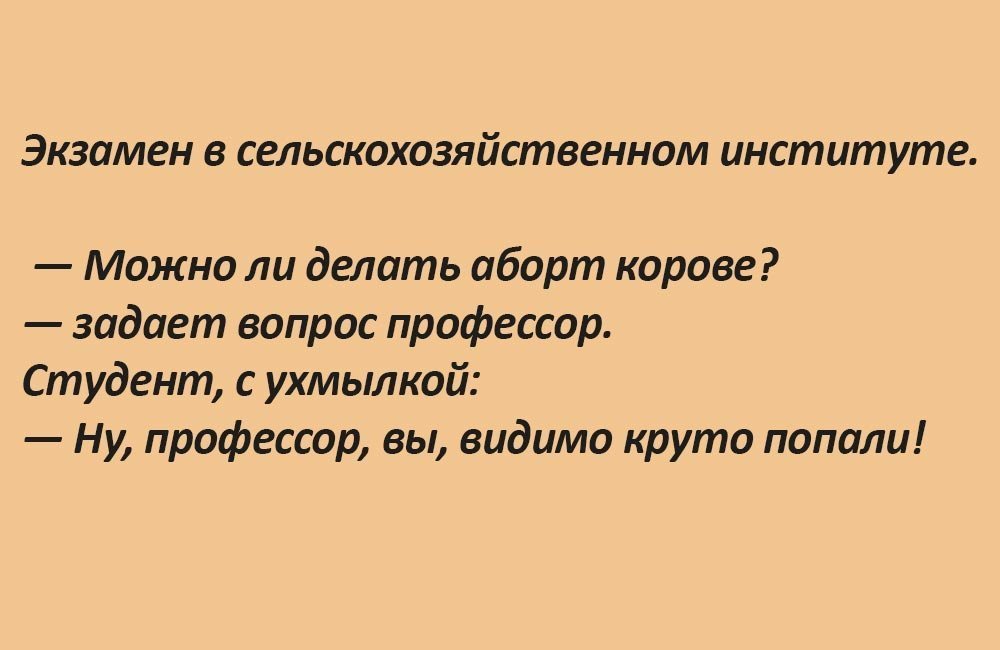 Хорошие анекдоты