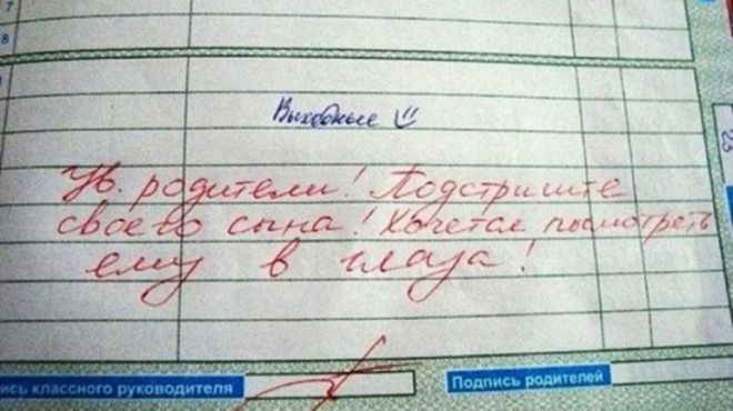 Будни учителей: 15 записей в школьных дневниках!