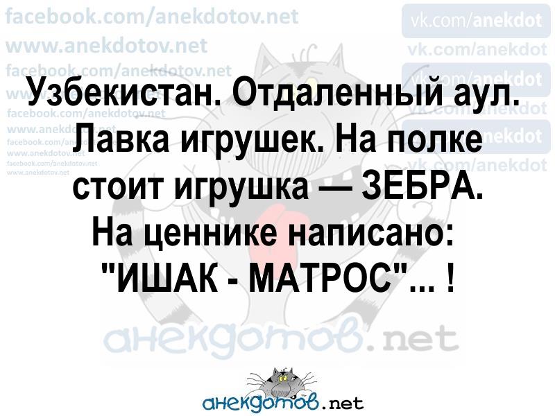 Анекдот про дальний аул