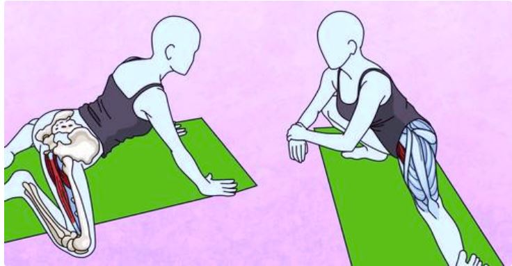 6 эффективных упражнений на растяжку, который помогут избавиться от болей в бедрах и спине