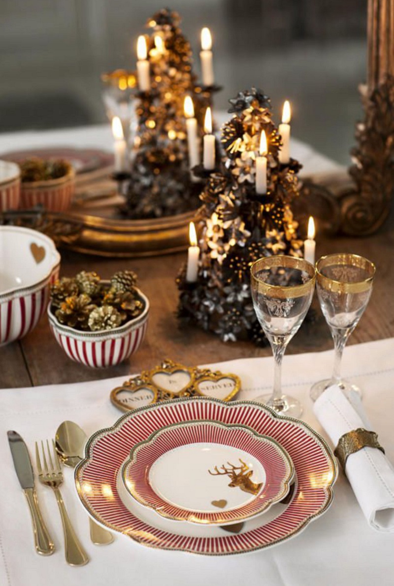 20 великолепных идей украшения стола к Новому году и Рождеству