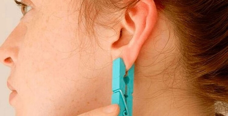 Просто зажмите прищепкой ухо всего на 5 секунд - метод китайской медицины, который действительно работает