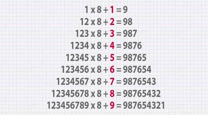 Девять гениальных математических трюков, которым в школе уж точно не научат
