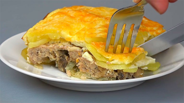 Вкуснейшее блюдо из фарша – просто, оригинально, быстро и по-праздничному