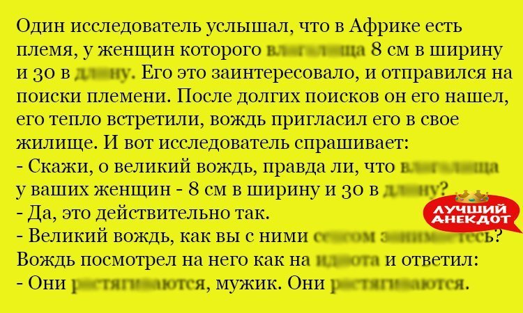 Анекдот про вопрос к вождю