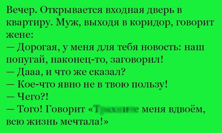 Анекдот про оригинальную новость