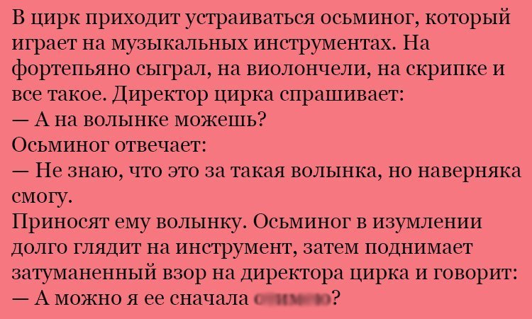 Анекдот про волынку