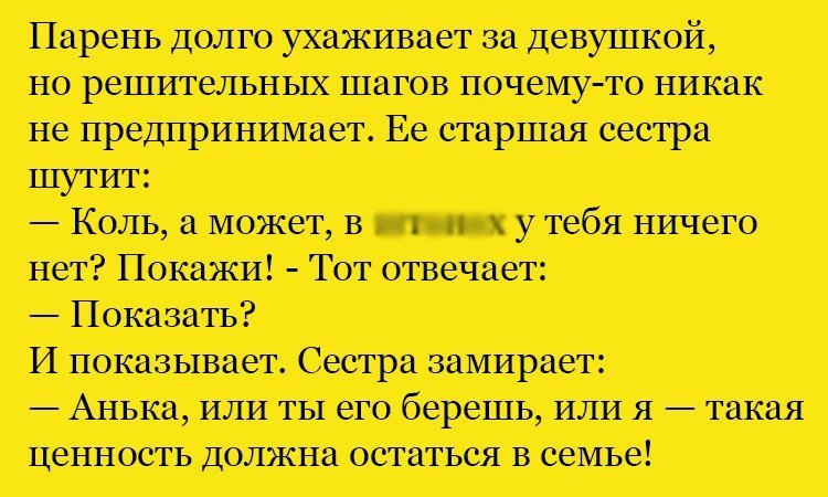 Анекдот про показ