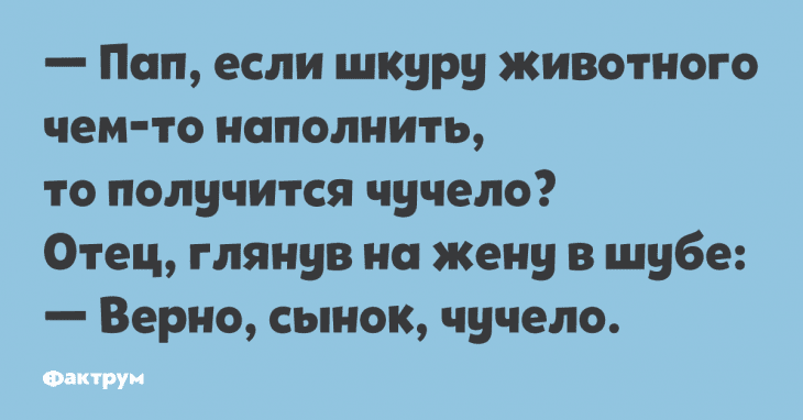 Анекдот про полезную информацию