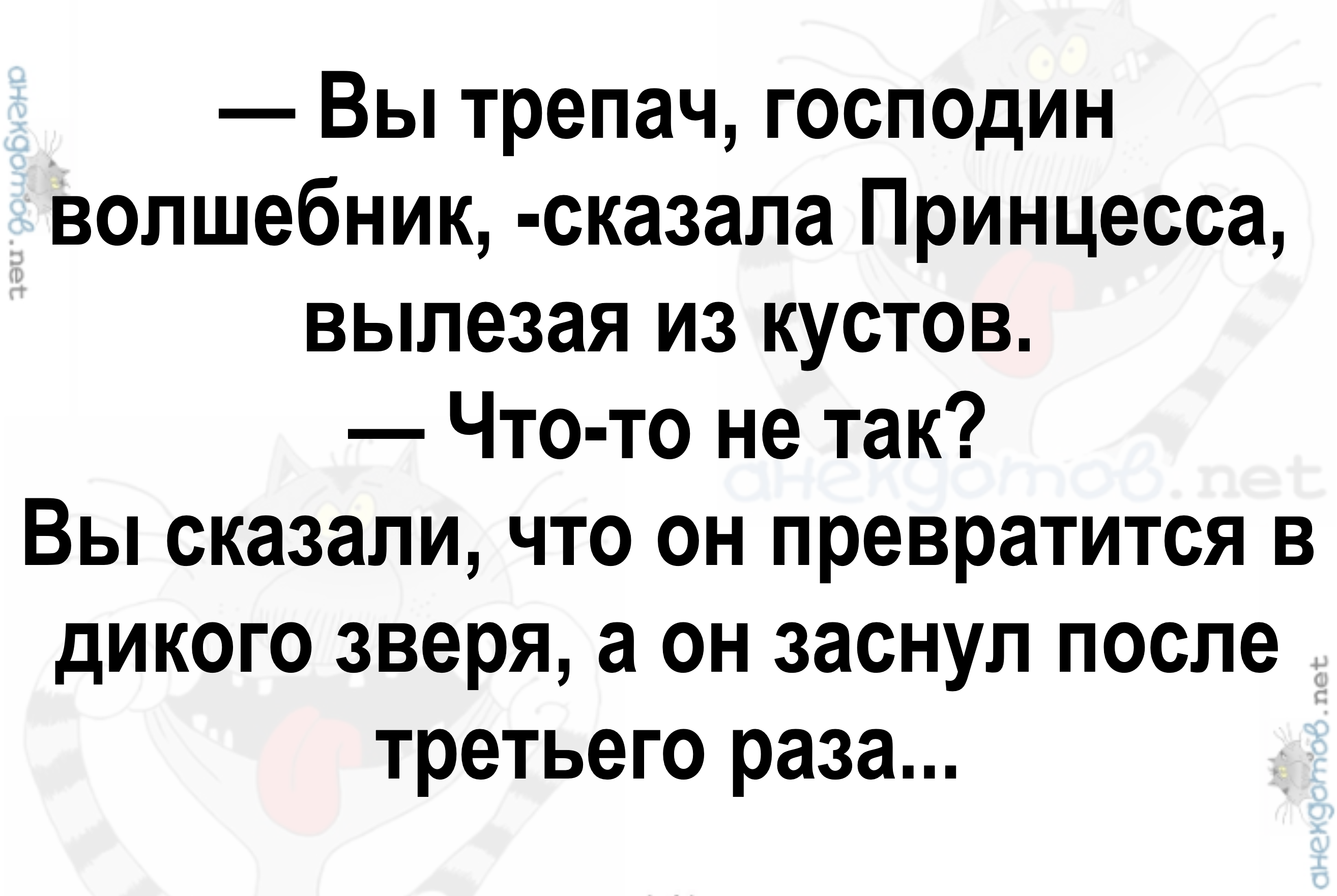 Анекдот про принцессу и волшебника